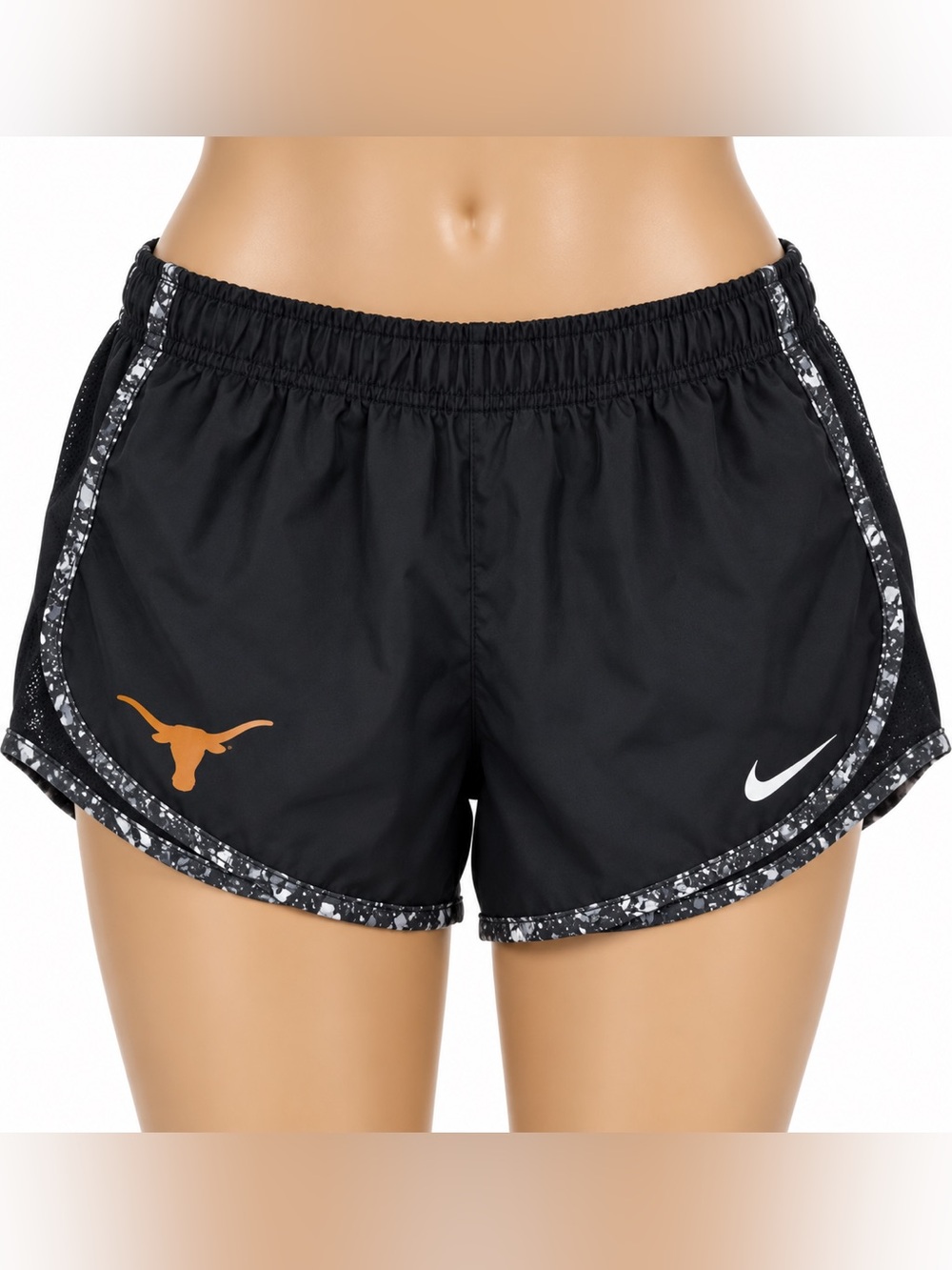 Nike Texas Longhorns Dri-FIT Lined Running Shorts Women’s Large Black